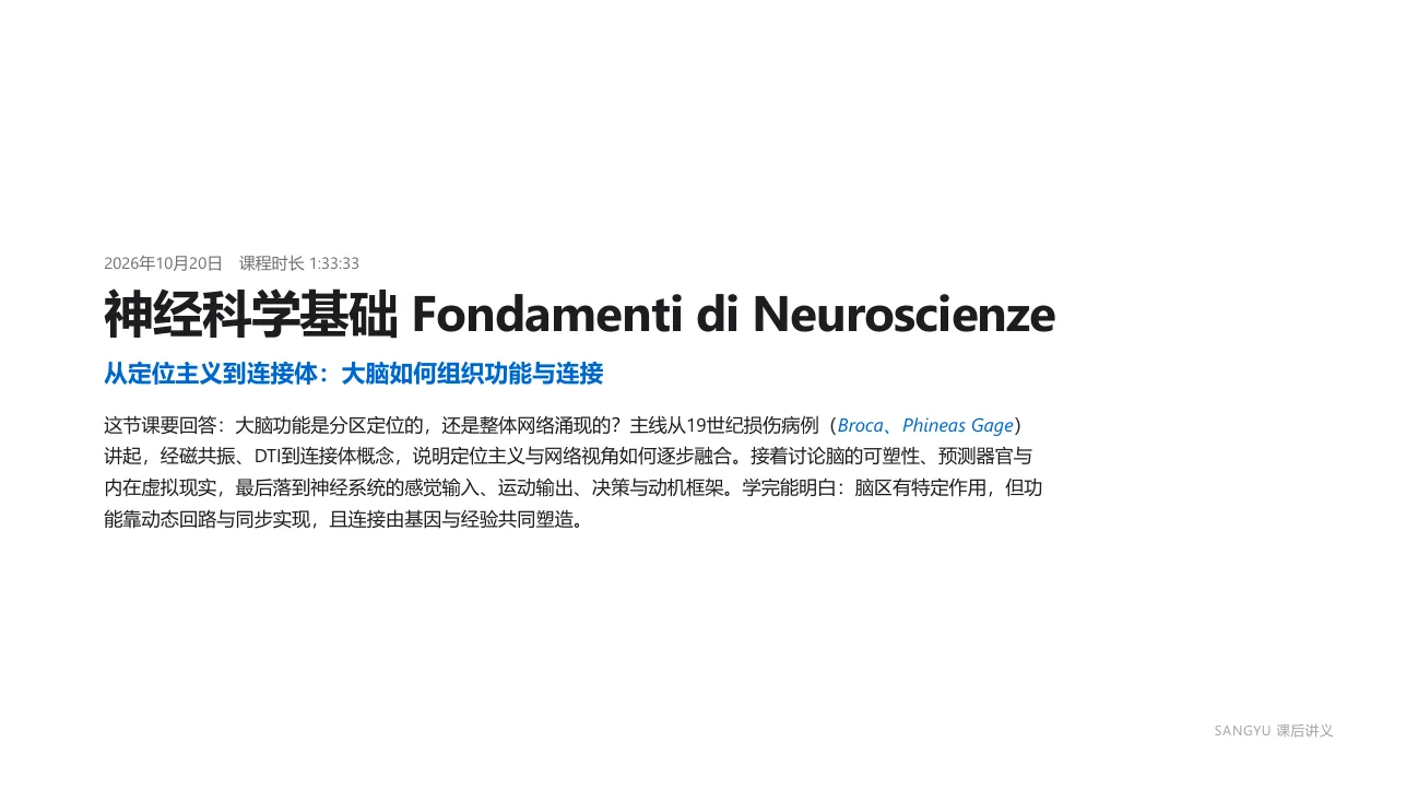 讲义封面：这节课要回答的问题